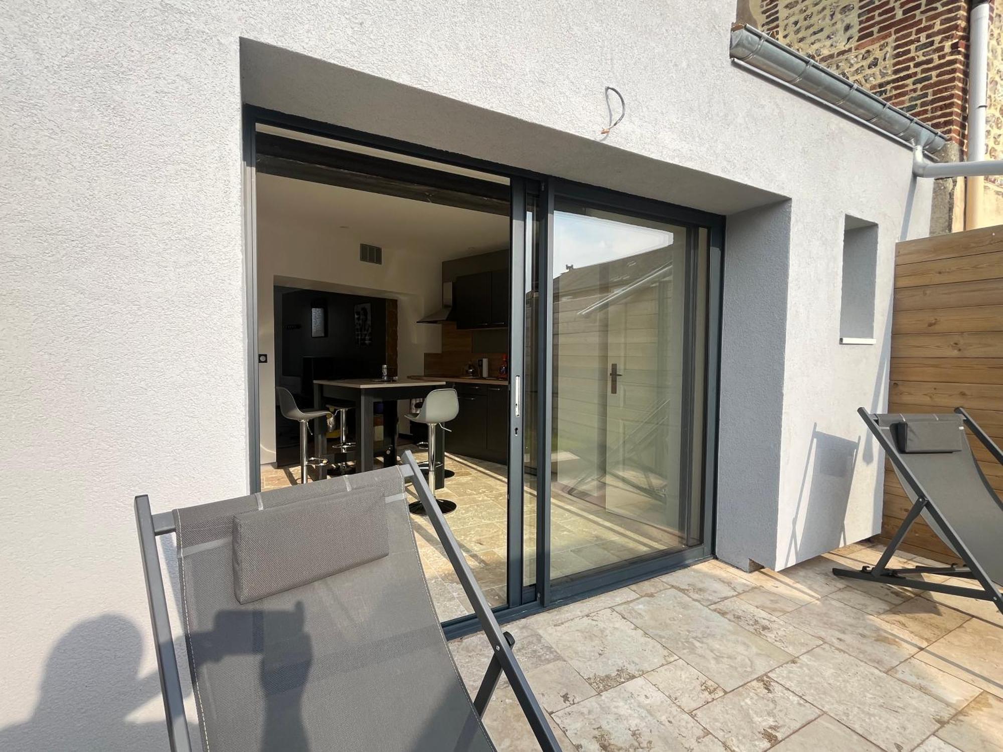Gite Le Davidson, Maison Avec Jardin Ypreville-Biville Bagian luar foto