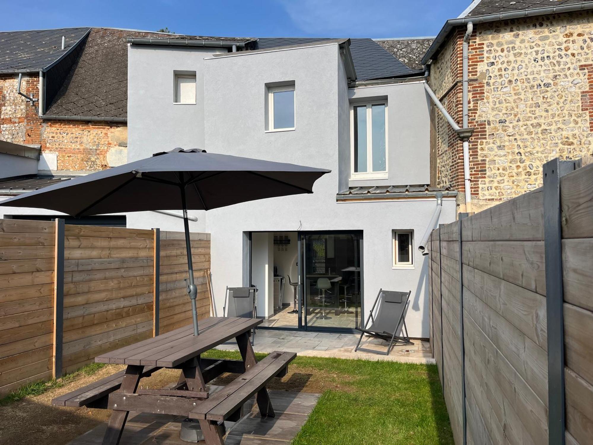 Gite Le Davidson, Maison Avec Jardin Ypreville-Biville Bagian luar foto